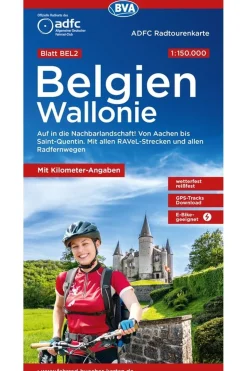ADFC België - Wallonië fietskaart