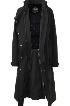 Agu Regenjas Winter Trench Coat Long Rain Jacket Urban Outdoor