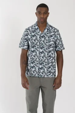 Antwrp Hemd Short Sleeve Pigeon