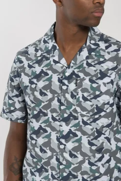 Antwrp Hemd Short Sleeve Pigeon