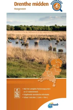 ANWB Drenthe Midden 14 fietskaart r/v