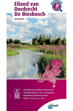 ANWB Eiland van Dordrecht, Biesbosch wandelregiokaart
