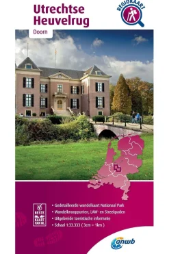 ANWB Utrechtse Heuvelrug wandelregiokaart