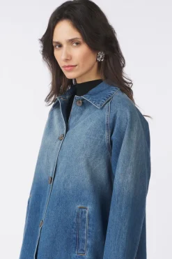 AWARE Jeansjas Sophie Long Denim Coat