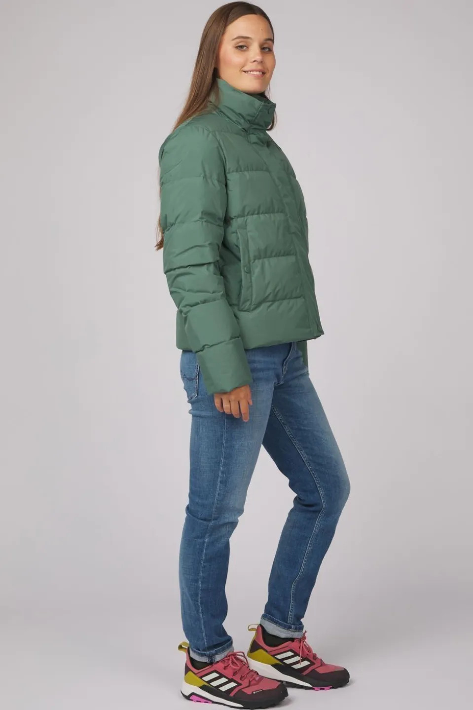 Ayacucho Donsjas Aarhus Recycled Cropped Button Jacket W