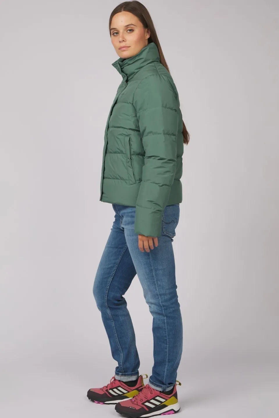 Ayacucho Donsjas Aarhus Recycled Cropped Button Jacket W