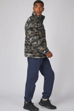 Ayacucho Fleece Chalten Printed Snap Button M