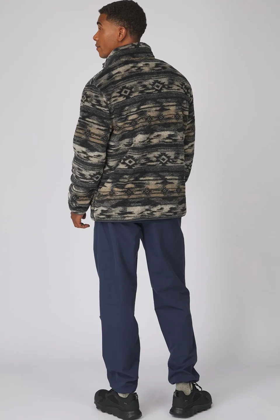 Ayacucho Fleece Chalten Printed Snap Button M