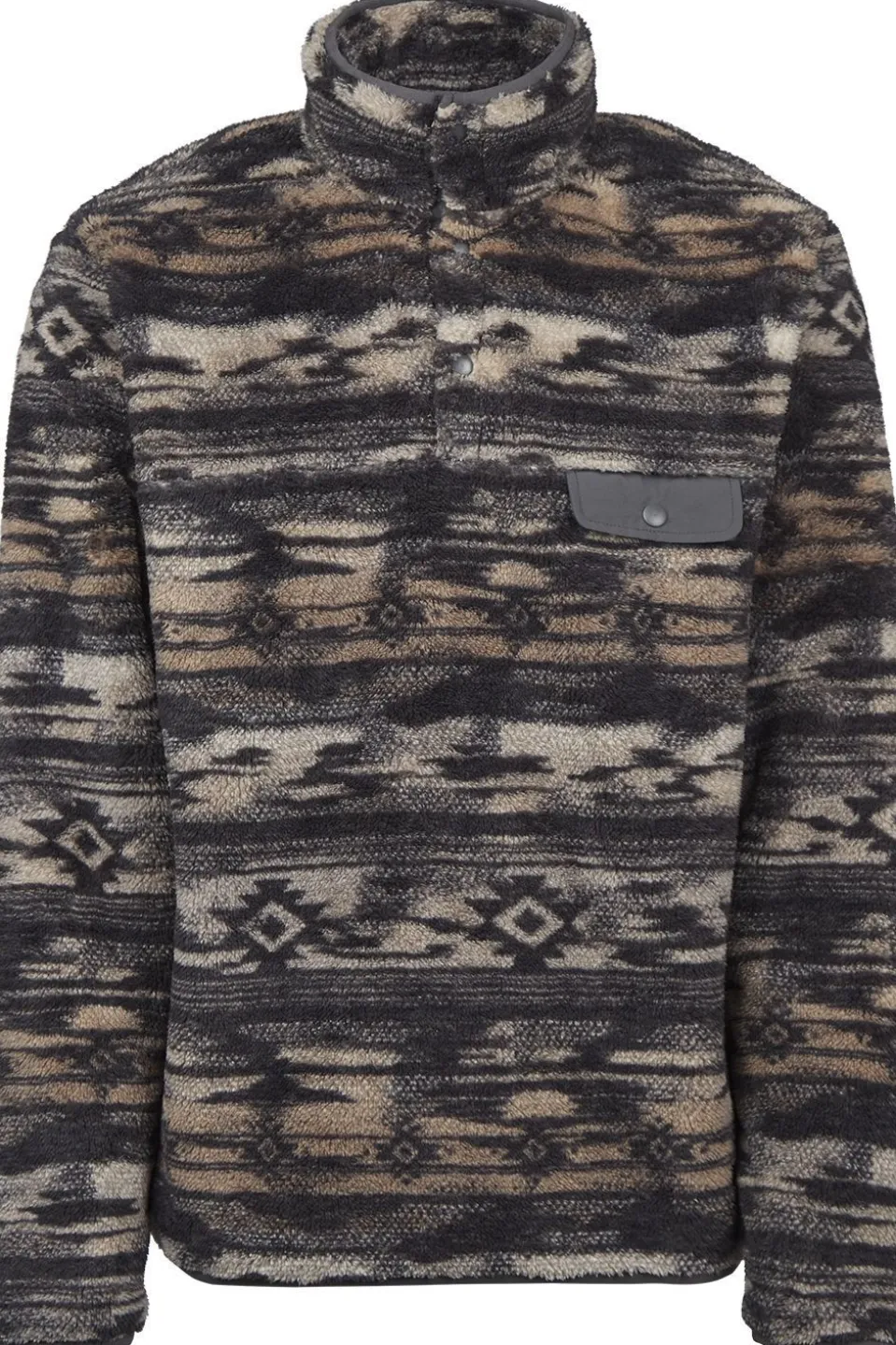 Ayacucho Fleece Chalten Printed Snap Button M