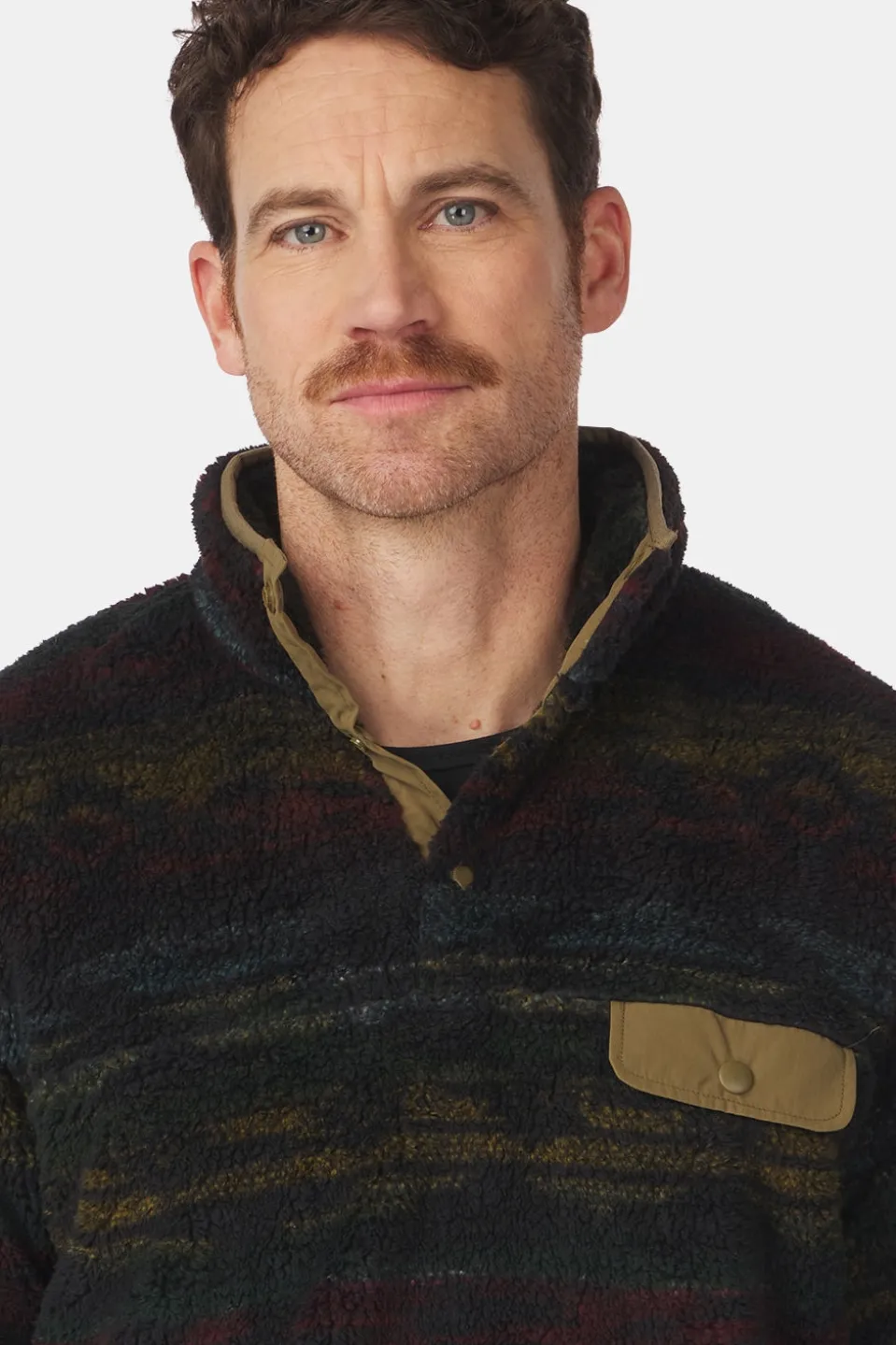 Ayacucho Fleece Chalten Printed Snap Button M