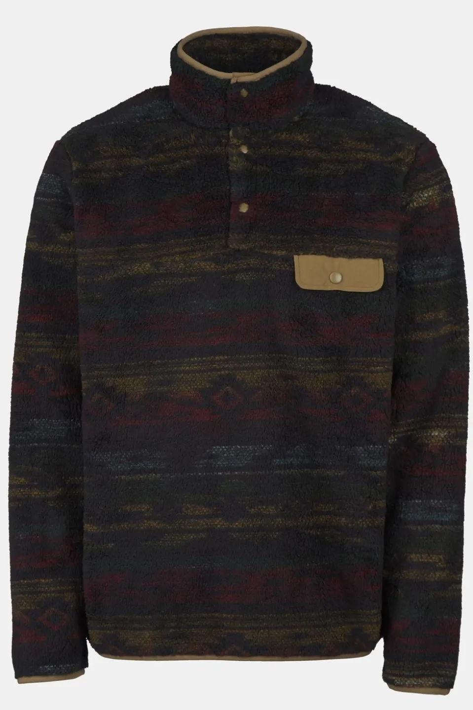 Ayacucho Fleece Chalten Printed Snap Button M