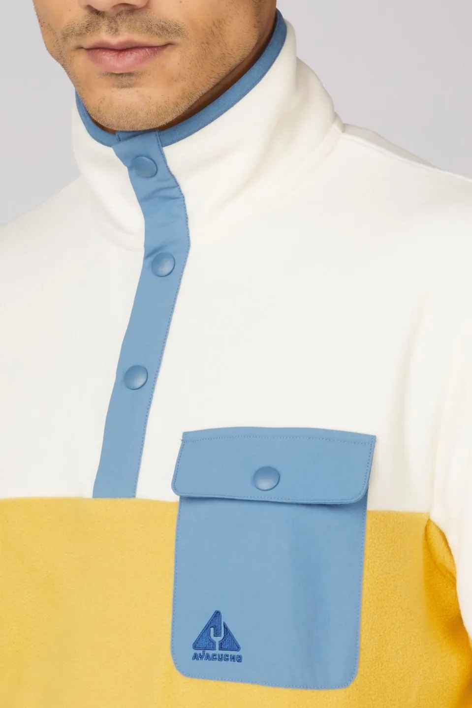 Ayacucho Fleece Fitzroy Snap Pullover M