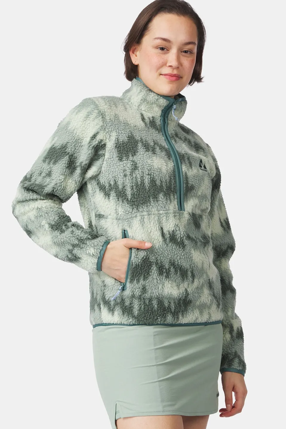 Ayacucho Fleece Flynn Printed 1/2 Zip Fleece W