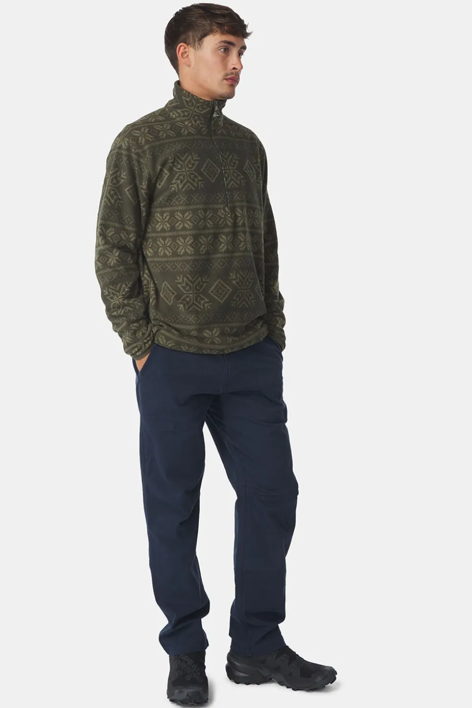Ayacucho Fleece Inverno Printed Fleece Half Zip M