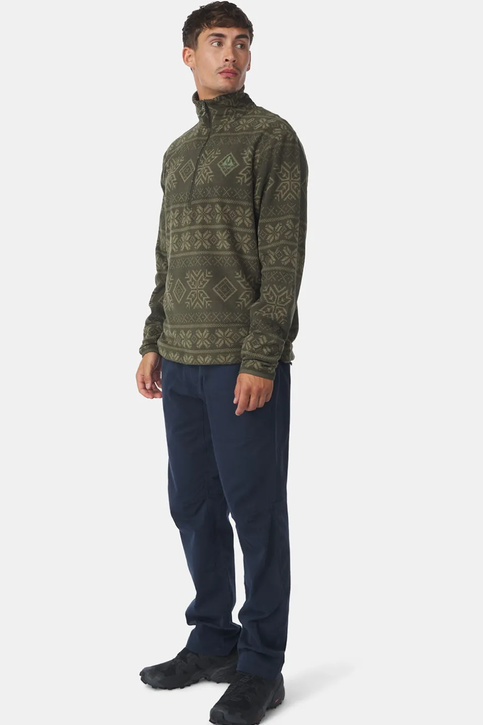 Ayacucho Fleece Inverno Printed Fleece Half Zip M