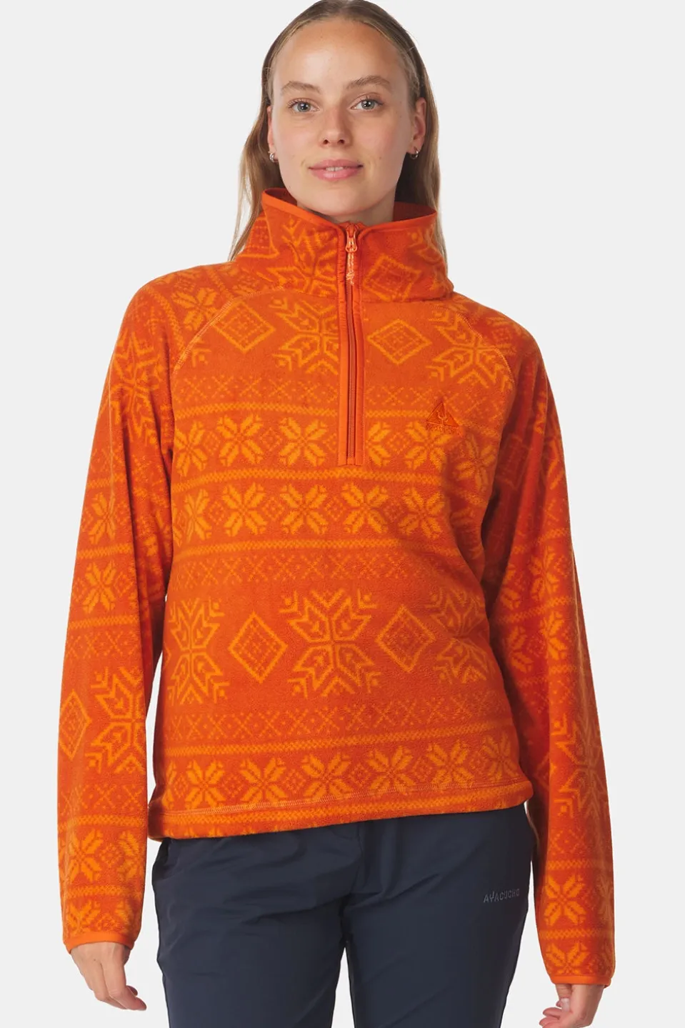 Ayacucho Fleece Inverno Printed Fleece Half Zip W