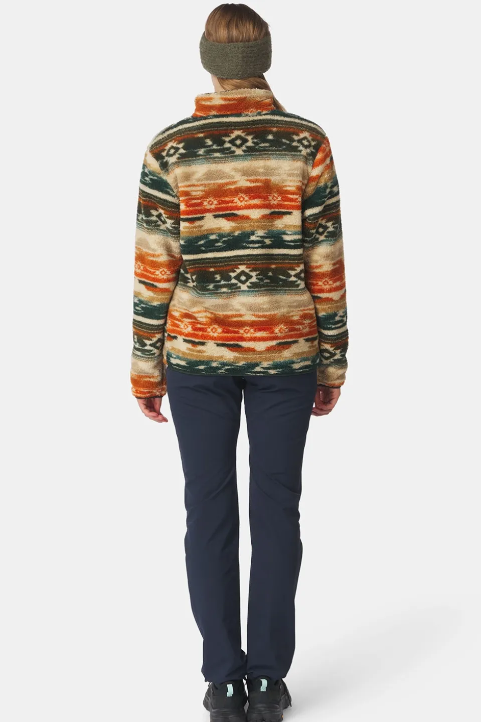Ayacucho Fleece Leiria Printed Snap Pullover W