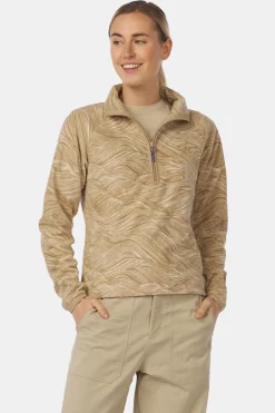 Ayacucho Fleece Wave Printed 1/2 Zip Fleece W