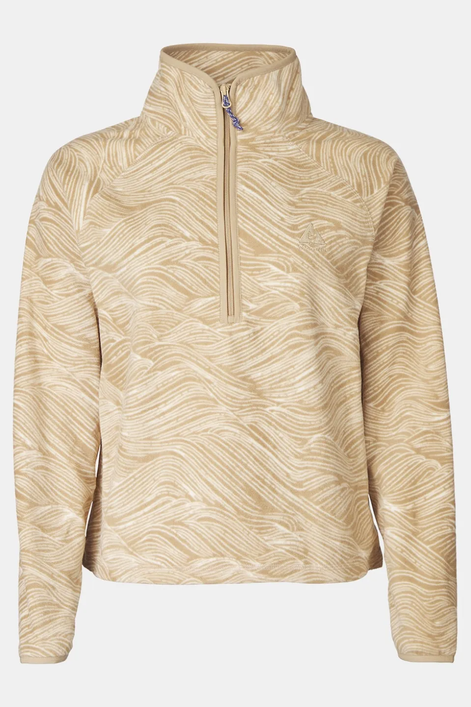 Ayacucho Fleece Wave Printed 1/2 Zip Fleece W