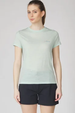 Ayacucho T-Shirt Ridge Trail Merino Print Ss W