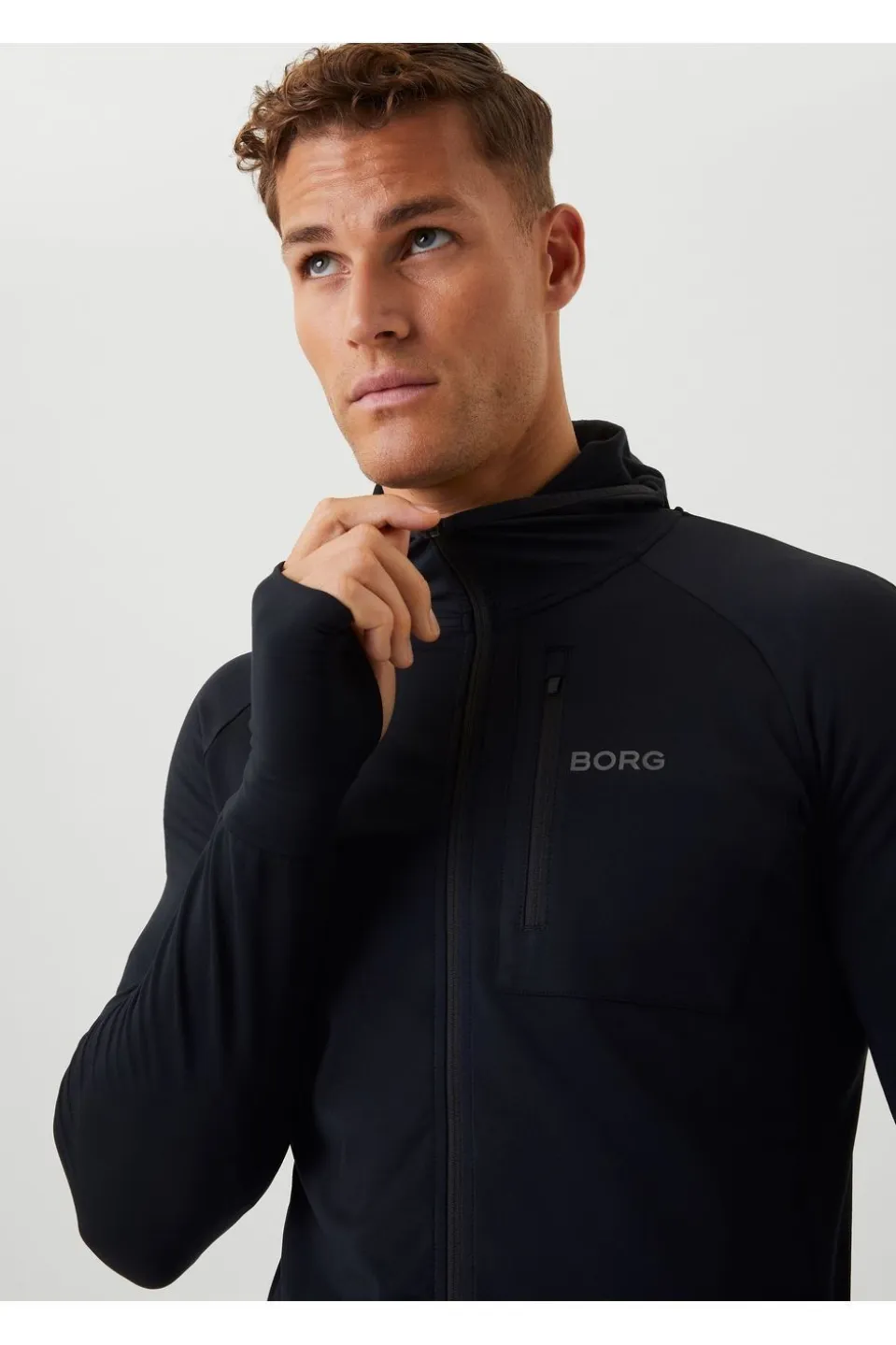 Bjorn Borg Fleece Borg Running Mid Layer Hood