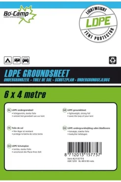 Bo-Camp Grondzeil Ondergrondzeil 6 X 4 Meter
