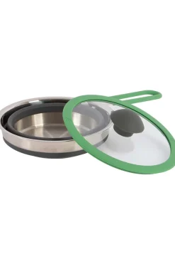 Bo-Camp Kookgerei Steelpan Siliconen Opvouw. 1,3Lt