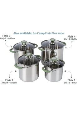 Bo-Camp Pan - Flair Plus - RVS - Ø 20x19 cm