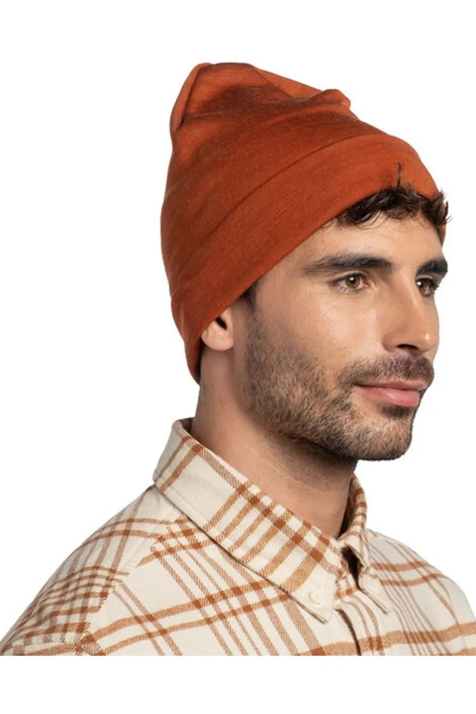 Buff Muts Heavyweight Merino Hat Solid Cinnamon