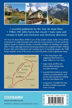 Cicerone Mont Blanc Tour complete two-way trekking guide