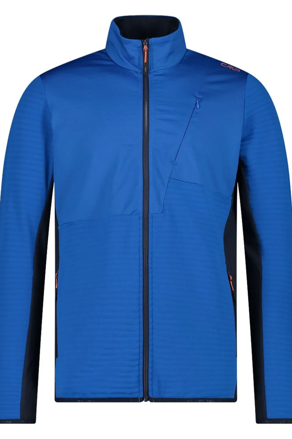 CMP Fleece Man Ski Full Zip Striped Stretch Fleece
