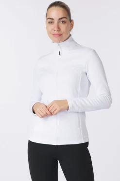 CMP Fleece Woman Ski Full Zip Stretch Jacquard