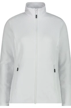 CMP Fleece Woman Ski Full Zip Stretch Jacquard