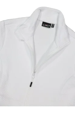 CMP Fleece Woman Ski Full Zip Stretch Jacquard