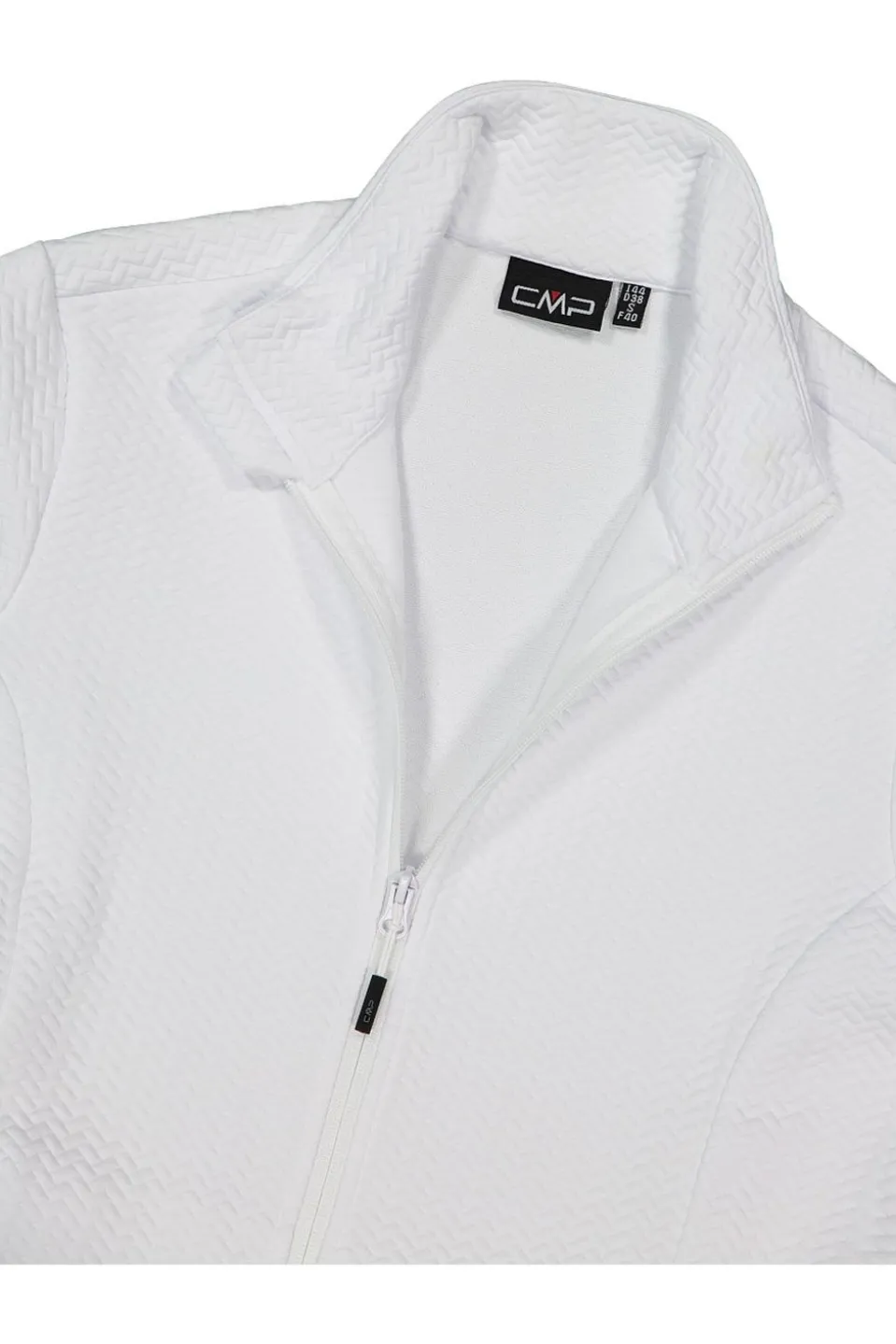 CMP Fleece Woman Ski Full Zip Stretch Jacquard