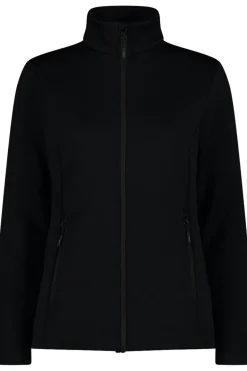 CMP Fleece Woman Ski Full Zip Stretch Jacquard
