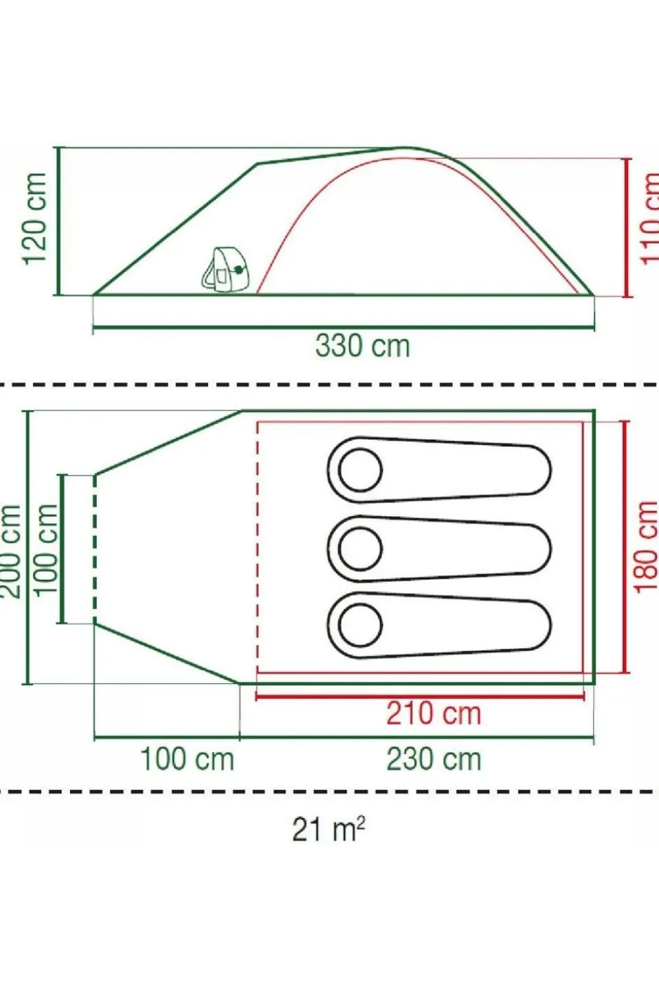 Coleman Tent Pingora Blackout