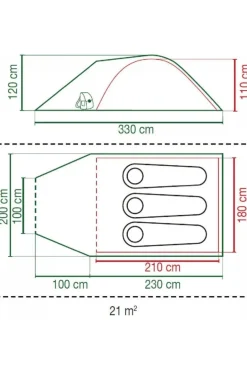 Coleman Verhuur - Tent Pingora Blackout 3P