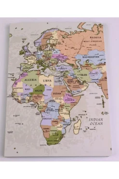 CRAENEN Boek Notitieboekje A5 Wereld Vintage