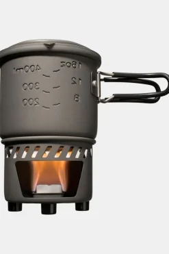 Esbit Kookvuur Kookset Pot+Brander Solid Fuel Aluminium 585Ml