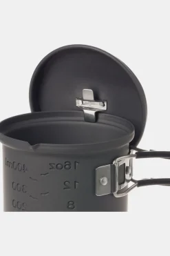 Esbit Kookvuur Kookset Pot+Brander Solid Fuel Aluminium 585Ml