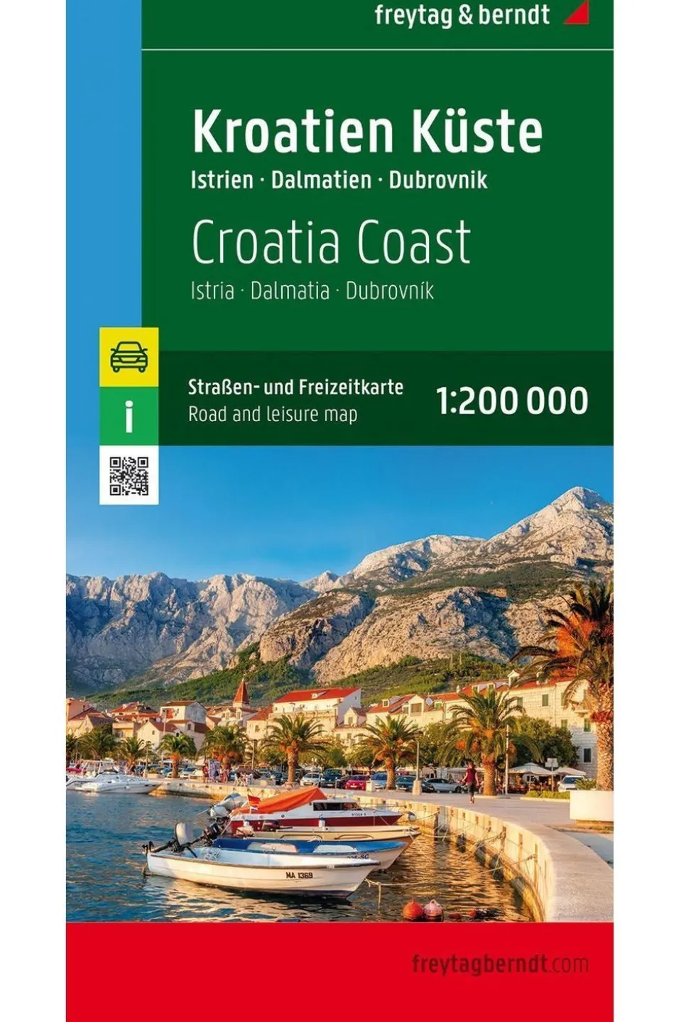 Freytag & Berndt Kroatische Kust f&b r/v (+r) Istrië Dalmatië Dubrovnik