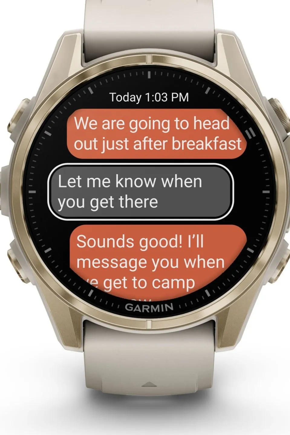 Garmin Sporthorloge Fenix 8 43mm, Amoled Saffier