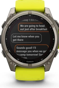 Garmin Sporthorloge Fenix 8 51mm Saffier Solar