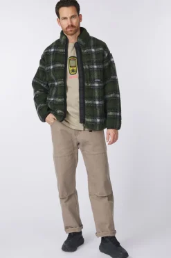 Gramicci Fleece Shadow Plaid Sherpa