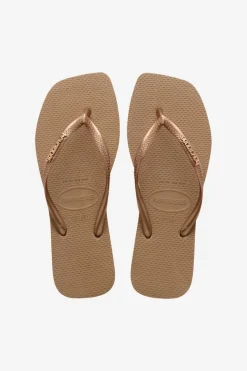 Havaianas Slippers Slim Square Logo Metallic
