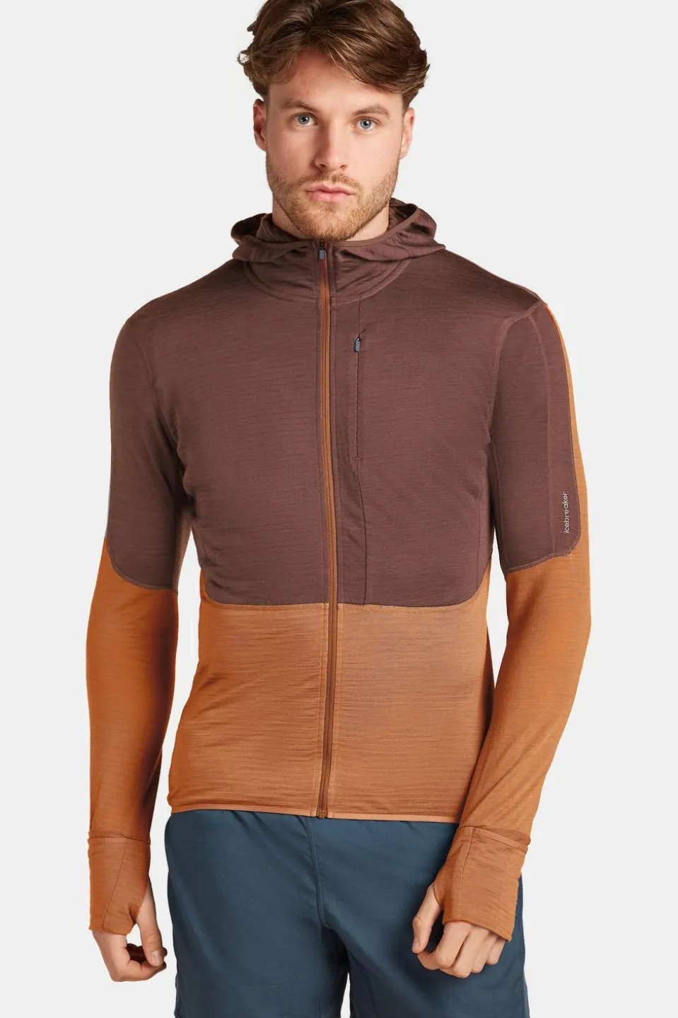 icebreaker Fleece M Mer 200 Realfleece Descender Ls Zip H