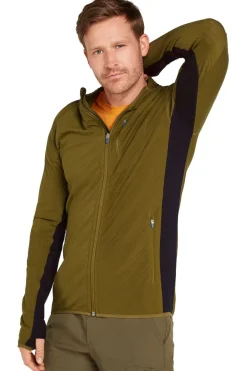 icebreaker Fleece Men Descender Ls Zip Hood