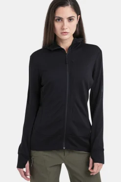 icebreaker Fleece W Mer 260 Quantum Iv Ls Zip Ho