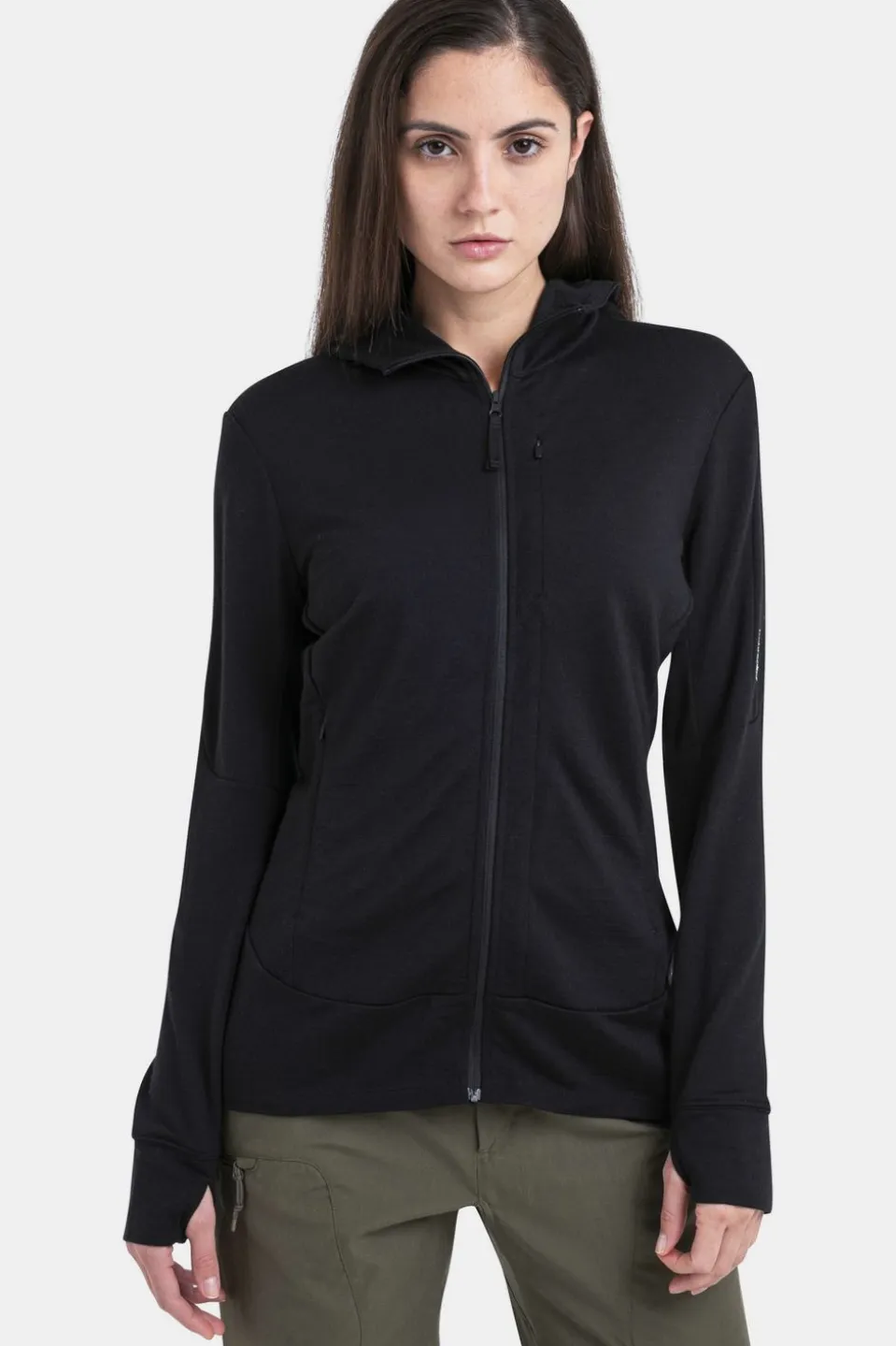 icebreaker Fleece W Mer 260 Quantum Iv Ls Zip Ho